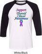 Support Thyroid Cancer Awareness Raglan Shirt