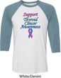 Support Thyroid Cancer Awareness Raglan Shirt