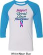 Support Thyroid Cancer Awareness Raglan Shirt