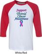 Support Thyroid Cancer Awareness Raglan Shirt