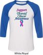Support Thyroid Cancer Awareness Raglan Shirt