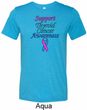 Support Thyroid Cancer Awareness Tri Blend Tee