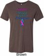 Support Thyroid Cancer Awareness Tri Blend Tee