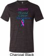 Support Thyroid Cancer Awareness Tri Blend Tee
