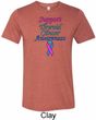 Support Thyroid Cancer Awareness Tri Blend Tee