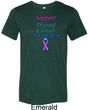 Support Thyroid Cancer Awareness Tri Blend Tee