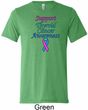 Support Thyroid Cancer Awareness Tri Blend Tee