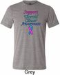 Support Thyroid Cancer Awareness Tri Blend Tee