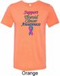 Support Thyroid Cancer Awareness Tri Blend Tee