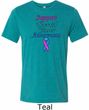 Support Thyroid Cancer Awareness Tri Blend Tee