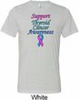 Support Thyroid Cancer Awareness Tri Blend Tee