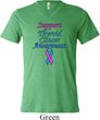 Support Thyroid Cancer Awareness Tri Blend V-neck
