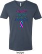 Support Thyroid Cancer Awareness V-neck