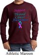 Support Thyroid Cancer Awareness Youth Long Sleeve