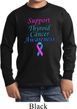 Support Thyroid Cancer Awareness Youth Long Sleeve
