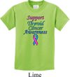 Support Thyroid Cancer Awareness Youth T-shirt