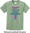 Support Thyroid Cancer Awareness Youth T-shirt