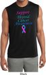 Support Thyroid Cancer Dry Wicking Sleeveless Shirt
