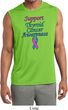 Support Thyroid Cancer Dry Wicking Sleeveless Shirt