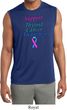 Support Thyroid Cancer Dry Wicking Sleeveless Shirt