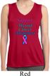 Support Thyroid Cancer Ladies Dry Wicking Sleeveless Shirt