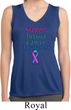 Support Thyroid Cancer Ladies Dry Wicking Sleeveless Shirt