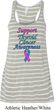 Support Thyroid Cancer Ladies Flowy Racerback