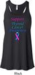 Support Thyroid Cancer Ladies Flowy Racerback