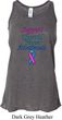 Support Thyroid Cancer Ladies Flowy Racerback
