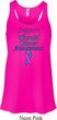 Support Thyroid Cancer Ladies Flowy Racerback