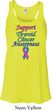 Support Thyroid Cancer Ladies Flowy Racerback