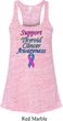 Support Thyroid Cancer Ladies Flowy Racerback