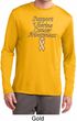 Support Uterine Cancer Awareness Dry Wicking Long Sleeve