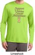 Support Uterine Cancer Awareness Dry Wicking Long Sleeve