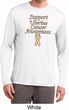 Support Uterine Cancer Awareness Dry Wicking Long Sleeve