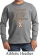 Support Uterine Cancer Awareness Kids Long Sleeve