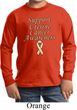Support Uterine Cancer Awareness Kids Long Sleeve