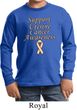 Support Uterine Cancer Awareness Kids Long Sleeve