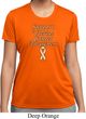 Support Uterine Cancer Awareness Ladies Dry Wicking T-shirt