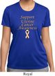 Support Uterine Cancer Awareness Ladies Dry Wicking T-shirt