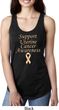 Support Uterine Cancer Awareness Ladies Ideal Racerback