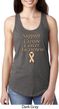 Support Uterine Cancer Awareness Ladies Ideal Racerback