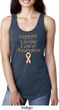 Support Uterine Cancer Awareness Ladies Ideal Racerback
