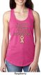 Support Uterine Cancer Awareness Ladies Ideal Racerback