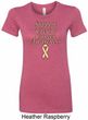Support Uterine Cancer Awareness Ladies Longer Length Shirt