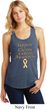 Support Uterine Cancer Awareness Ladies Racerback