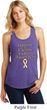 Support Uterine Cancer Awareness Ladies Racerback