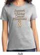 Support Uterine Cancer Awareness Ladies T-shirt
