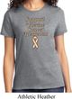Support Uterine Cancer Awareness Ladies T-shirt