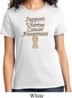 Support Uterine Cancer Awareness Ladies T-shirt